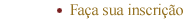 Faça sua inscrição